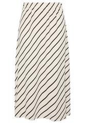 YOURS Plus Size Cream Stripe Maxi Skirt | Yours Clothing 6