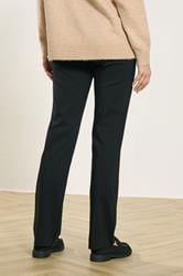 M&Co Black Straight Leg Bengaline Trousers | M&Co  2