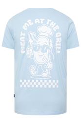BadRhino Big & Tall Blue Extra Long 'Meat Grill' Graphic T-Shirt | BadRhino 7