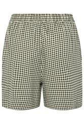 YOURS Plus Size Brown Gingham Shorts | Yours Clothing 2