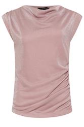 STAR Pink Shimmer Draped Top