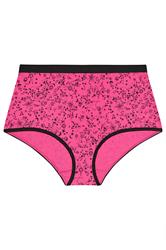 YOURSET 5 PACK Plus Size Pink Celestial Print Full Briefs | Yours Clothing 7