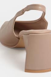 LTS Stone Grey Slingback Court Heels In Standard Fit | Long Tall Sally 4