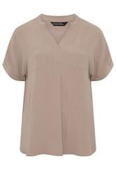 EVANS Curve Mocha Brown Overhead Utility Shirt