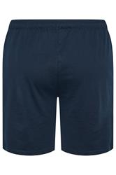BadRhino Big & Tall Navy Blue Lightweight Lounge Shorts | BadRhino 6