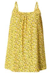 YOURS Curve Yellow Ditsy Floral Swing Vest