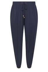 YOURS Curve Navy Blue Balloon Joggers