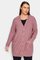 Evans Purple Contessa Longline Cardigan 1