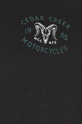 KAM Big & Tall Black 'Cedar Creek' Reverse T-Shirt | BadRhino 6