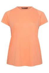 YOURS Curve Light Orange Short Sleeve Core T-Shirt