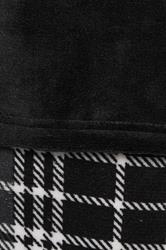 BadRhino Big & Tall Black Check Fleece Lounge Set | BadRhino 6