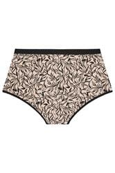YOURSET 5 PACK Plus Size Black Leaf Print Full Briefs | Yours Clothing 9