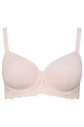 YOURS Curve Pink Soft Touch Ribbed Underwired Bra