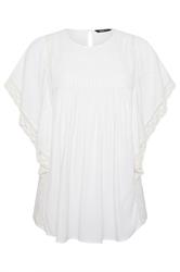 YOURS Plus Size White Embroidered Blouse | Yours Clothing 5