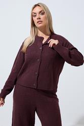 LIMITED COLLECTION Plus Size Chocolate Brown Cardigan | Yours Clothing 1