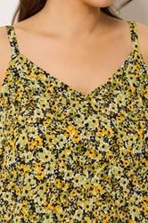 YOURS Plus Size Green Floral Vest Top | Yours Clothing 4