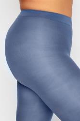 Denim Blue 50 Denier Tights | Yours Clothing 2