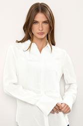 STAR White Pintuck Long Sleeve Shirt | StarByJM 3