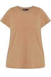 YOURS Plus Size Natural Brown Core Basic T-Shirt | Yours Clothing 5
