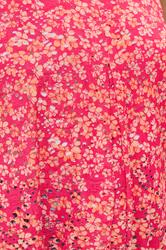 YOURS Plus Size Red Floral Pointelle Vest Top | Yours Clothing 4