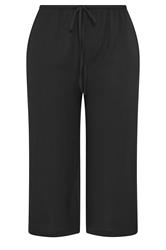 YOURSET Plus Size 2 PACK Black Leopard Textured Culottes | Yours Clothing 10