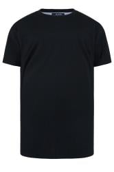 KAM Big & Tall Black Core T-Shirt