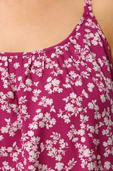 YOURS Plus Size Purple Ditsy Floral Vest Top | Yours Clothing 4