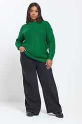 YOURS Plus Size Dark Bright Essential Knitted Jumper | Yours Clothing 1