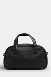 Black Faux Leather Cross Body Bag | Yours Clothing 3