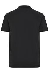 BadRhino Big & Tall Black Ribbed Trophy Polo | BadRhino 6