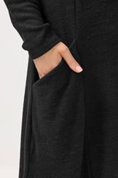 YOURS Plus Size Black Soft Touch Pocket Dress | Yours Clothing 4