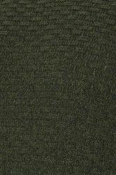 BadRhino Big & Tall Dark Green Textured Crew Neck Knitted Jumper | BadRhino 9