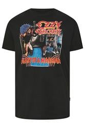 BadRhino Big & Tall Black Ozzy Osbourne Graphic Short Sleeve T-Shirt