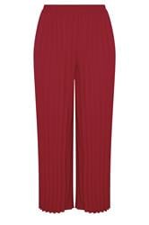 YOURS LONDON Curve Red Pleated Trousers