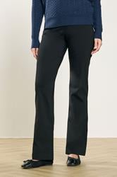 M&Co Black Bootcut Bengaline Trousers | M&Co 3