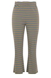 LIMITED COLLECITON Plus Size Brown Striped Wide Leg Trousers | Yours Clothing 5