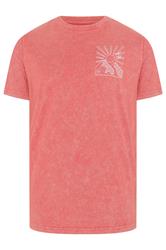 BadRhino Big & Tall Orange Mountain Graphic T-Shirt | BadRhino  6