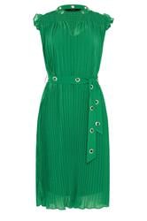 STAR Green Pleated Eyelet Dress | StarByJM 5