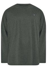 BadRhino Big & Tall Charcoal Grey Long Sleeve T-Shirt | BadRhino 5