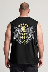 BadRhino Big & Tall Black Tiger Graphic Muscle Vest | BadRhino 2