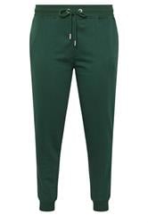 YOURS Curve Green Tie Cuffed Joggers