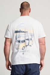 BadRhino Big & Tall White Volkswagen Graphic T-Shirt 2