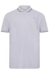 BadRhino Big & Tall Light Purple Tipped Polo Shirt