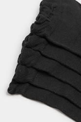 YOURSET 5 PACK Plus Size Black Trainer Liner Socks | Yours Clothing 4