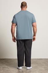 BadRhino Big & Tall Petrol Blue Lounge Trouser & T-Shirt Set | BadRhino 1