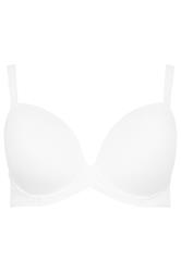 YOURSET 2 PACK Plus Size White & Black Soft Touch Moulded Underwired T-Shirt Bras | Yours Clothing 11