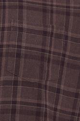 BadRhino Big & Tall Burgundy Red Check Long Sleeve Shirt | BadRhino 7