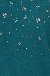 YOURS Plus Size Teal Blue Diamante Embellished Jumper | Yours Clothing 4