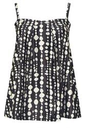 YOURS Plus Size Black Spot Print Tankini Top | Yours Clothing 10