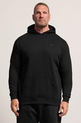 BadRhino Big & Tall Black Front Pocket Hoodie | BadRhino 3